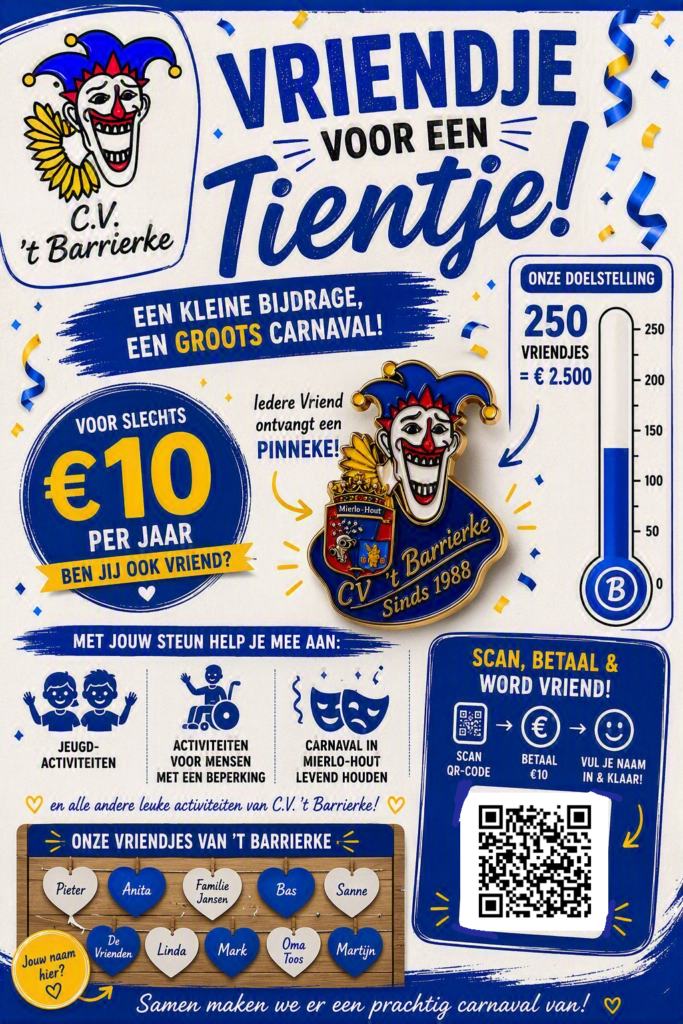 Vriendje voor n tientje!